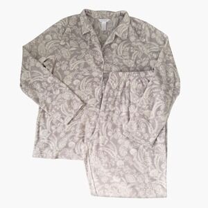 Adonna Sleepwear Womens 2 Piece Fleece Winter Warm Pajamas Cold Weather Large